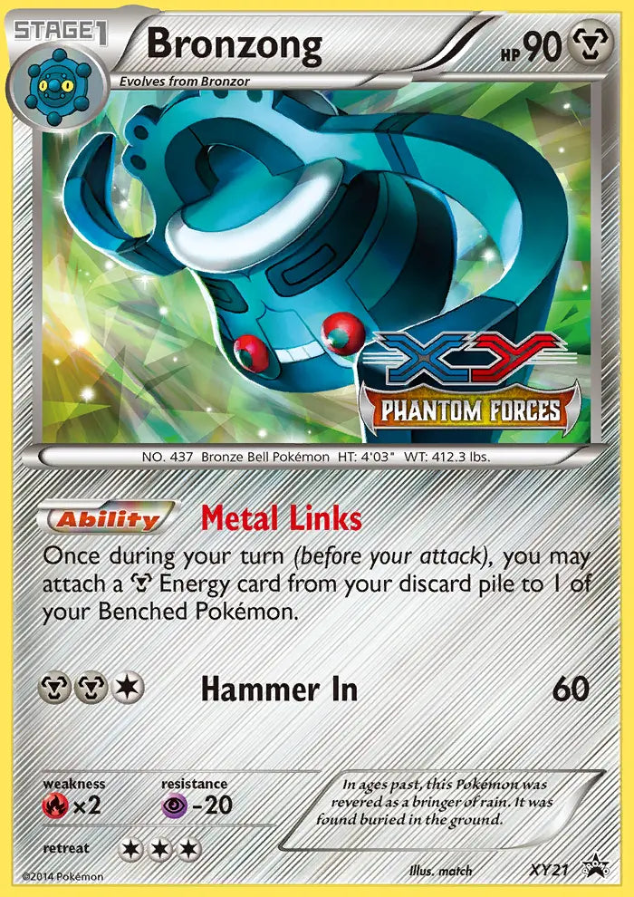 Bronzong XY21 XY Black Star Promos Pokesingles