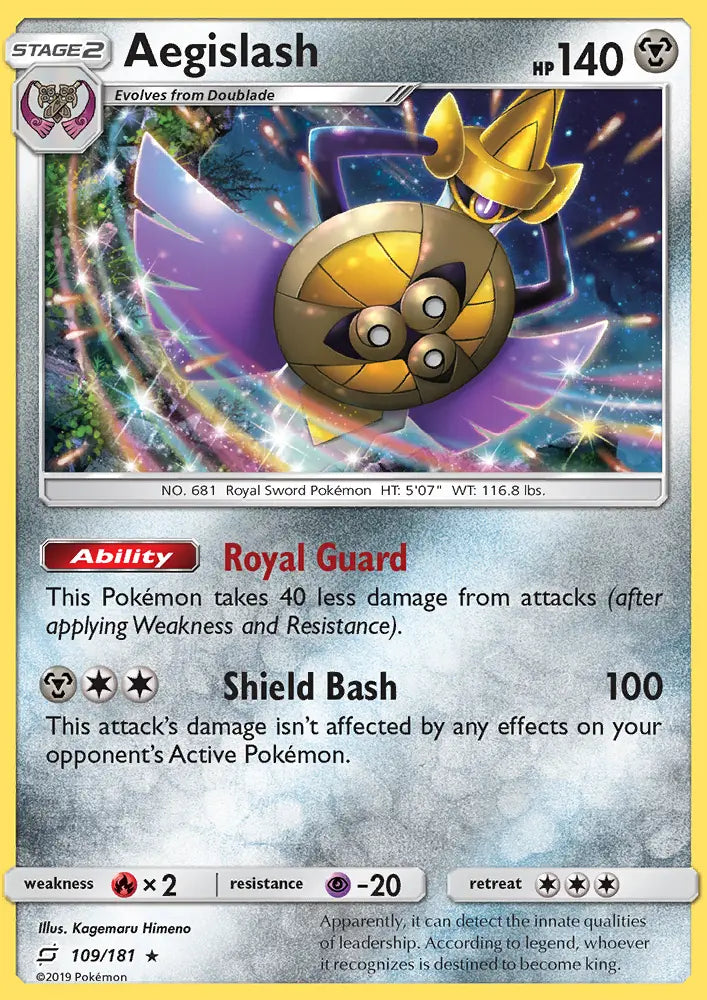 Aegislash 109 Team Up Pokesingles