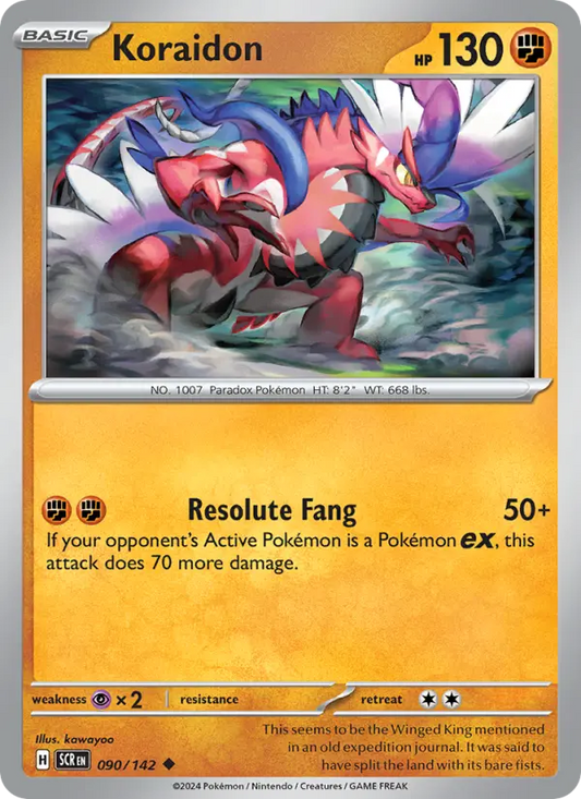 Koraidon 90 Stellar Crown Pokesingles