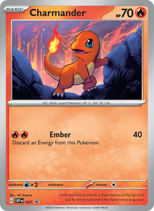 Charmander 47 SVP Black Star Promos Pokesingles