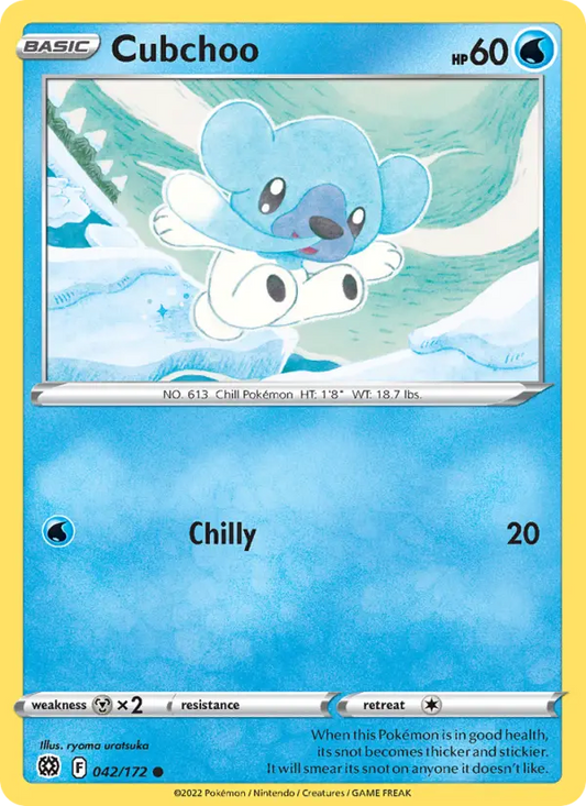 Cubchoo 42 Brilliant Stars Pokesingles