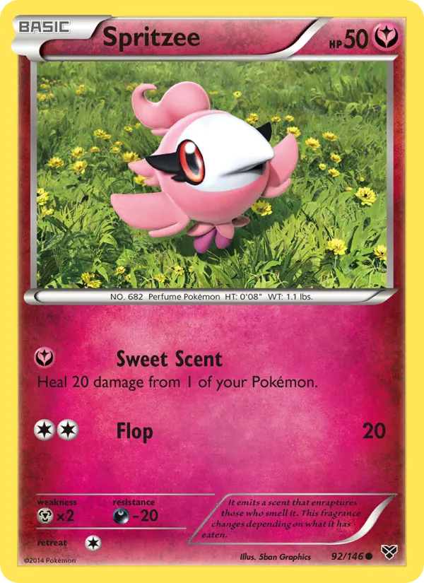 Spritzee 92 XY Pokesingles