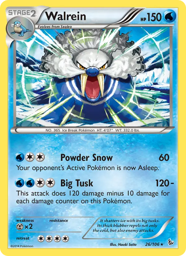 Walrein 26 Flashfire Pokesingles