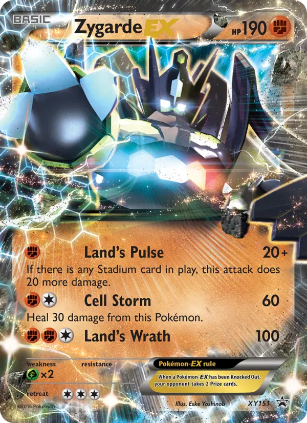 Zygarde EX XY151 XY Black Star Promos Pokesingles
