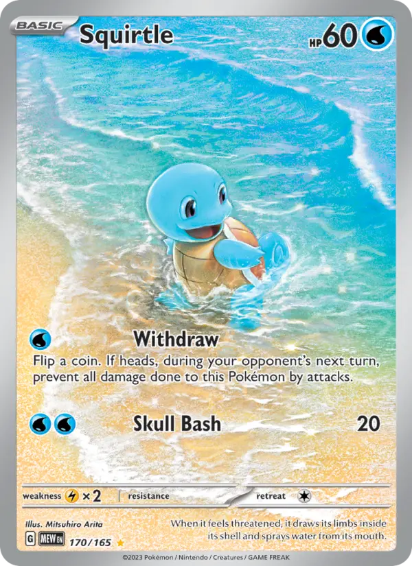 Squirtle 170 151 Pokesingles