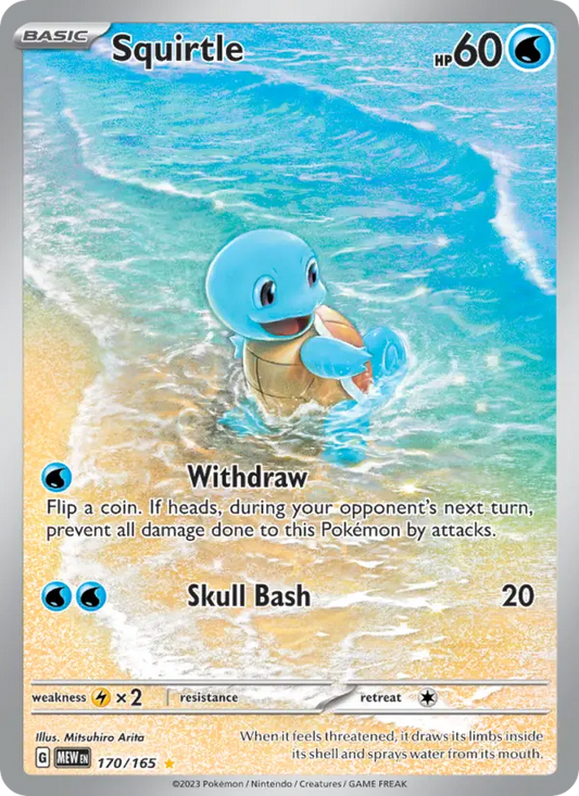 Squirtle 170 151 Pokesingles