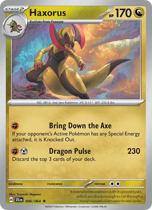 Haxorus 46 Shrouded Fable Pokesingles