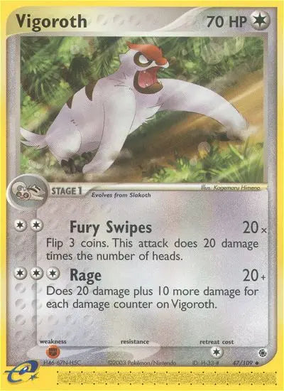 Vigoroth 47 Ruby & Sapphire Pokesingles