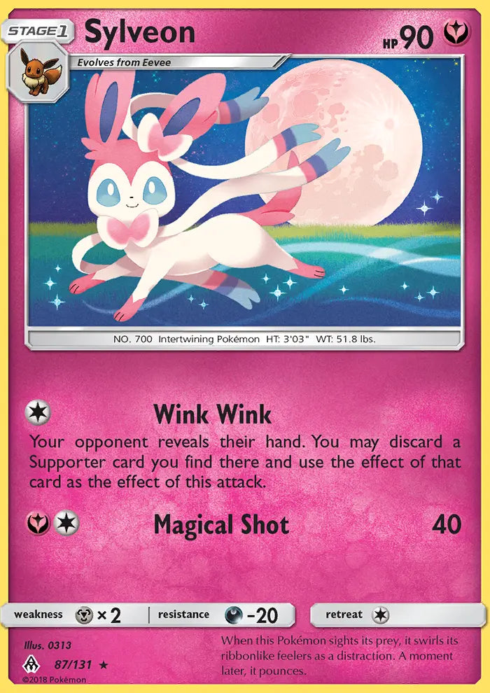 Sylveon 87 Forbidden Light Pokesingles