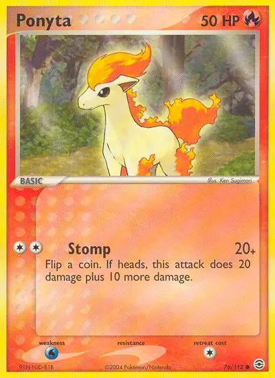 Ponyta 76 FireRed & LeafGreen Pokesingles