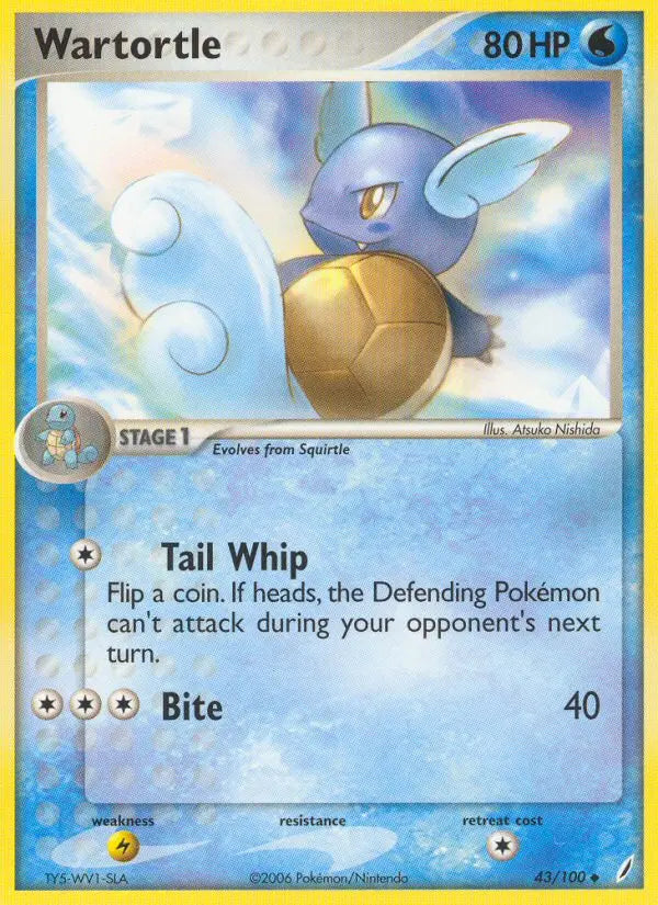 Wartortle 43 Crystal Guardians Pokesingles