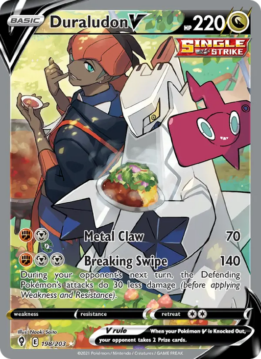 Duraludon V 198 Evolving Skies Pokesingles