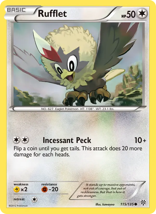 Rufflet 115 Plasma Storm Pokesingles
