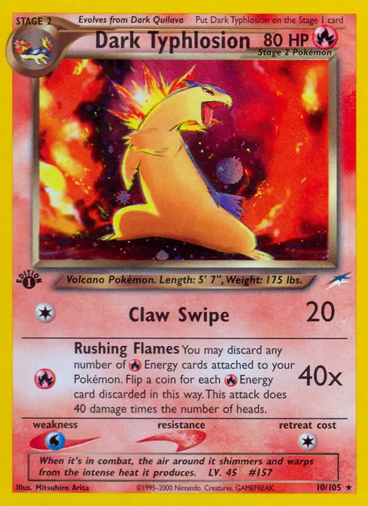 Dark Typhlosion 10 Neo Destiny Pokesingles