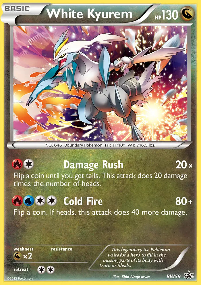 White Kyurem BW59 BW Black Star Promos Pokesingles