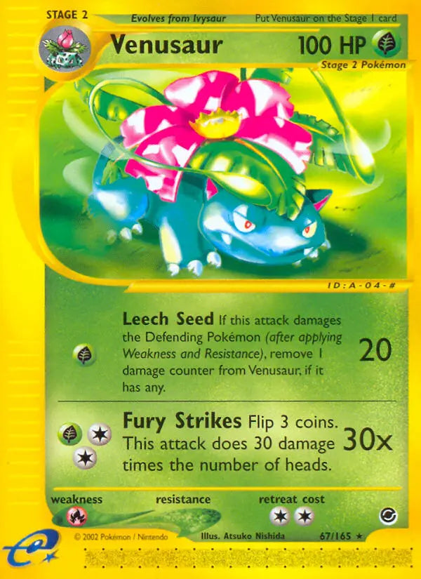 Venusaur 67 Expedition Base Set Pokesingles