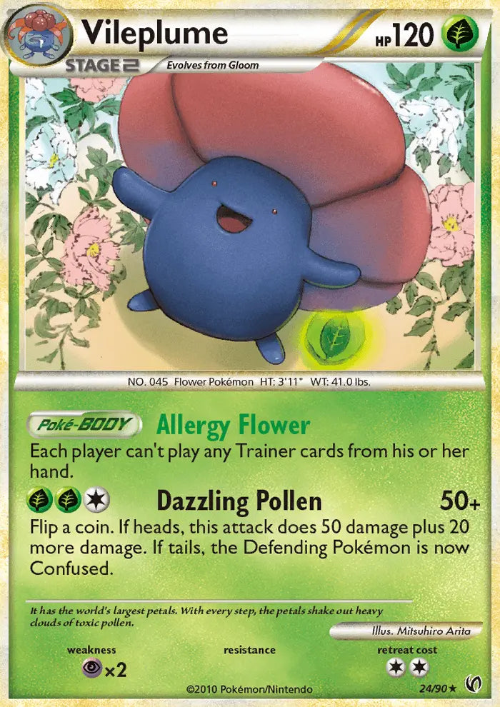 Vileplume 24 Undaunted Pokesingles