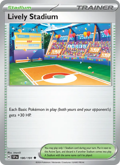 Lively Stadium 180 Surging Sparks Pokesingles