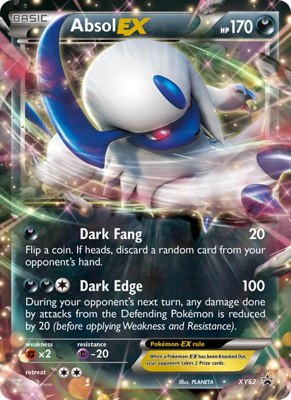 Absol EX XY62 XY Black Star Promos Pokesingles