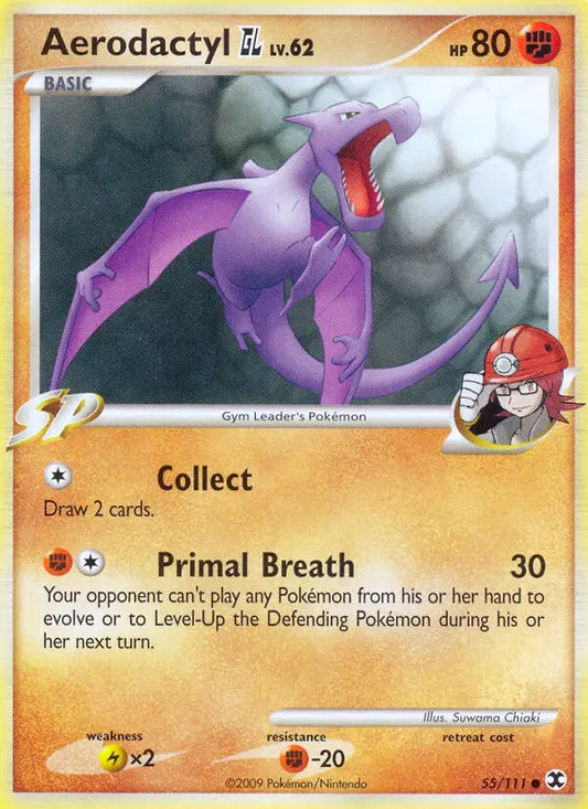 Aerodactyl GL 55 Rising Rivals Pokesingles