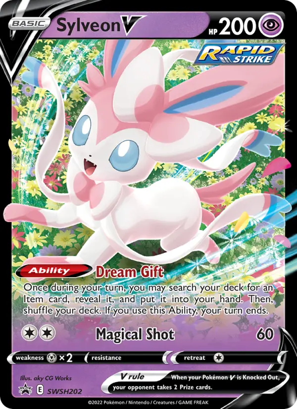 Sylveon V SWSH202 SWSH Black Star Promos Pokesingles