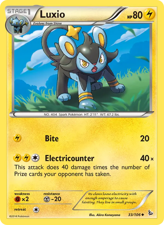 Luxio 33 Flashfire Pokesingles