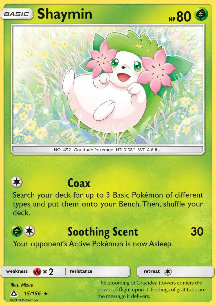 Shaymin 15 Ultra Prism Pokesingles