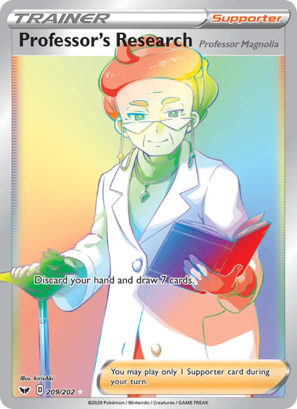 Professor's Research (Professor Magnolia) 209 Sword & Shield Pokesingles