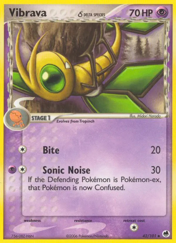 Vibrava δ 42 Dragon Frontiers Pokesingles