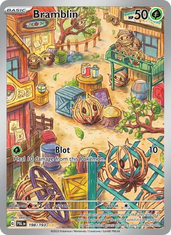 Bramblin 198 Paldea Evolved Pokesingles