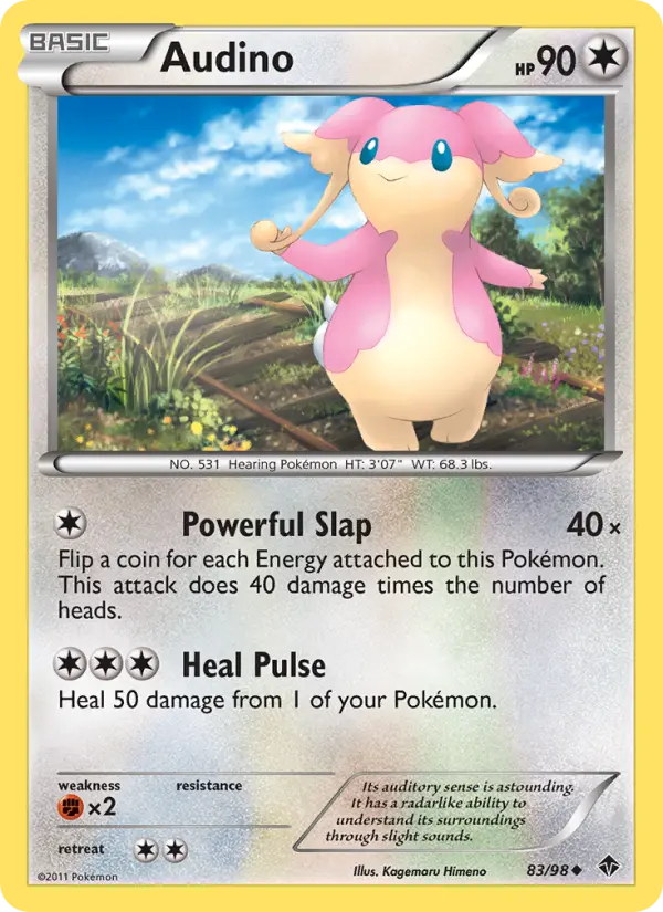 Audino 83 Emerging Powers Pokesingles