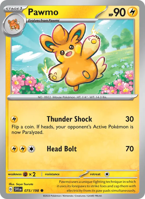 Pawmo 75 Scarlet & Violet Pokesingles