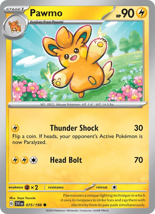 Pawmo 75 Scarlet & Violet Pokesingles