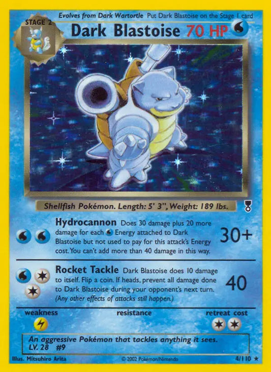 Dark Blastoise 4 Legendary Collection Pokesingles