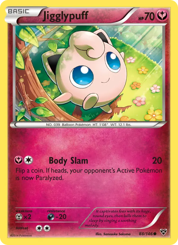 Jigglypuff 88 XY Pokesingles