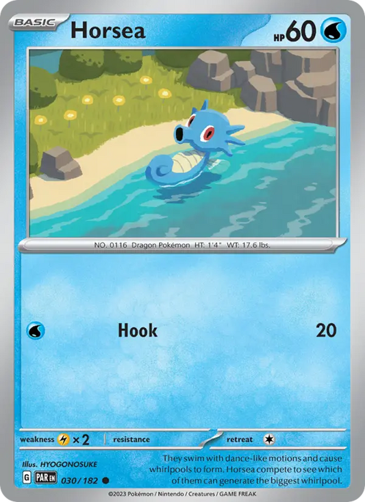 Horsea 30 Paradox Rift Pokesingles