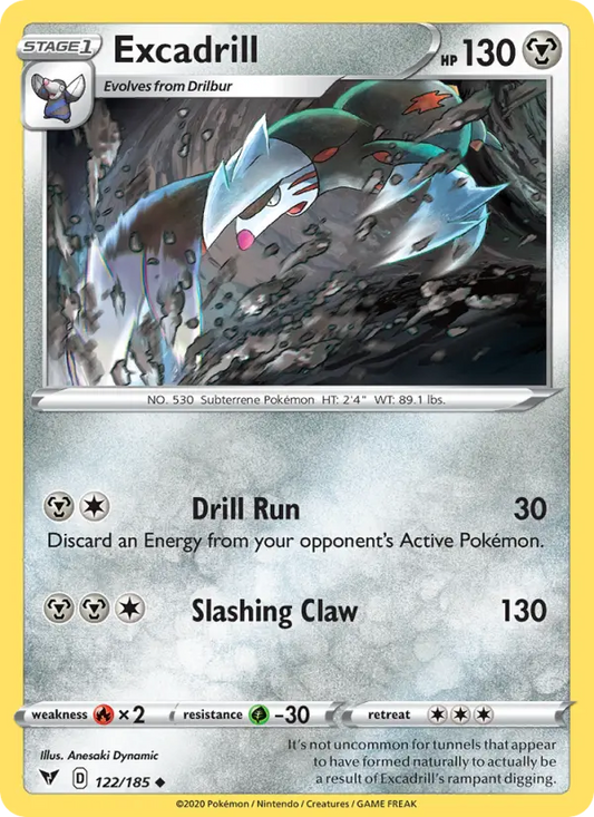 Excadrill 122 Vivid Voltage Pokesingles