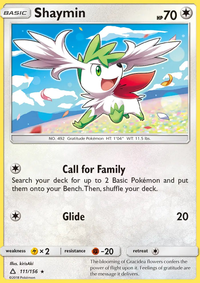 Shaymin 111 Ultra Prism Pokesingles