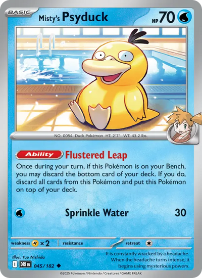 Misty's Psyduck 45 Destined Rivals Pokesingles
