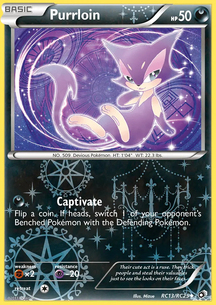 Purrloin RC13 Legendary Treasures Pokesingles
