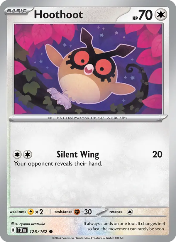 Hoothoot 126 Temporal Forces Pokesingles