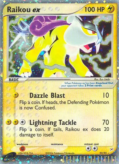 Raikou ex 92 Team Magma vs Team Aqua Pokesingles