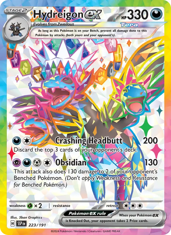 Hydreigon ex 223 Surging Sparks Pokesingles