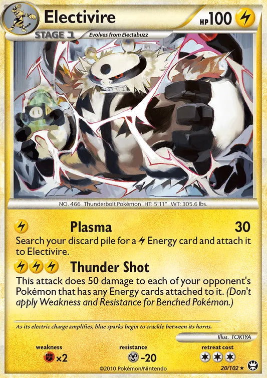 Electivire 20 Triumphant Pokesingles
