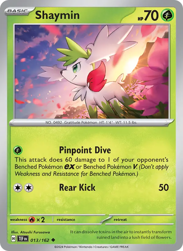 Shaymin 13 Temporal Forces Pokesingles