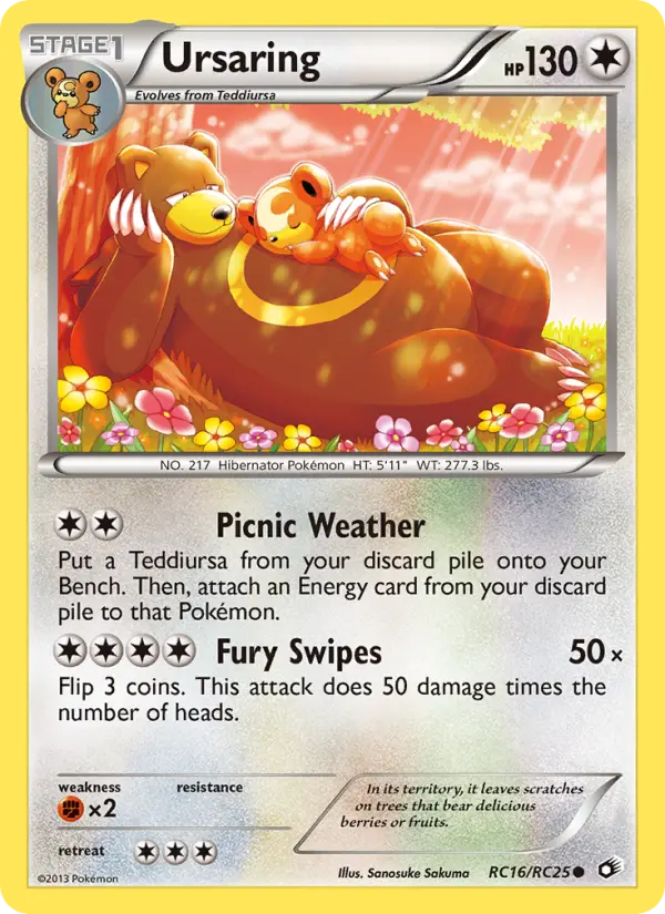 Ursaring RC16 Legendary Treasures Pokesingles