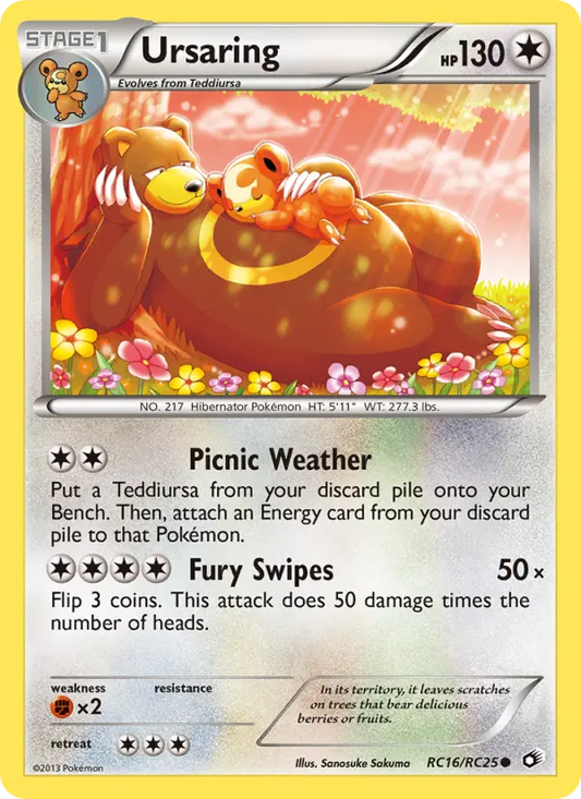 Ursaring RC16 Legendary Treasures Pokesingles