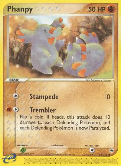 Phanpy 62 Ruby & Sapphire Pokesingles