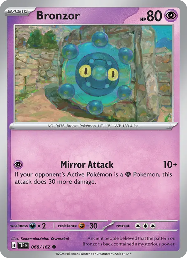 Bronzor 68 Temporal Forces Pokesingles