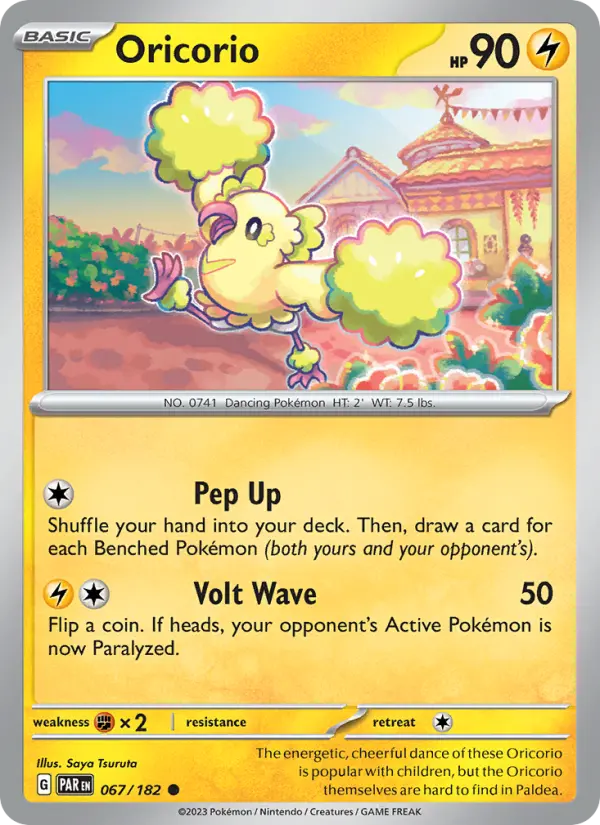Oricorio 67 Paradox Rift Pokesingles